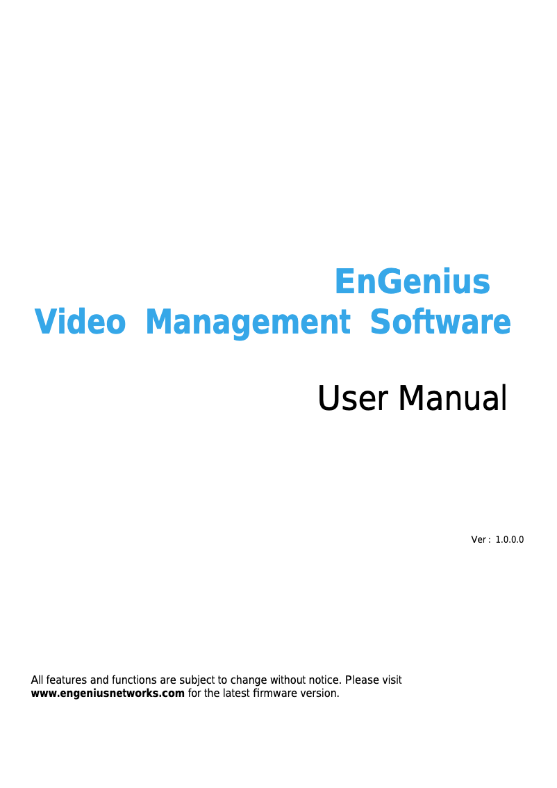 Página 1 del manual Manual de usuario EnGenius EDS6115