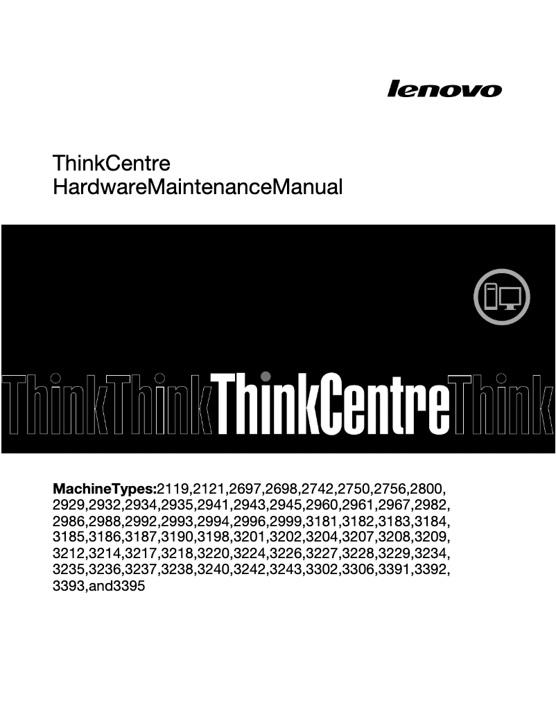Page 1 de la notice Manuel utilisateur Lenovo ThinkCentre M92p