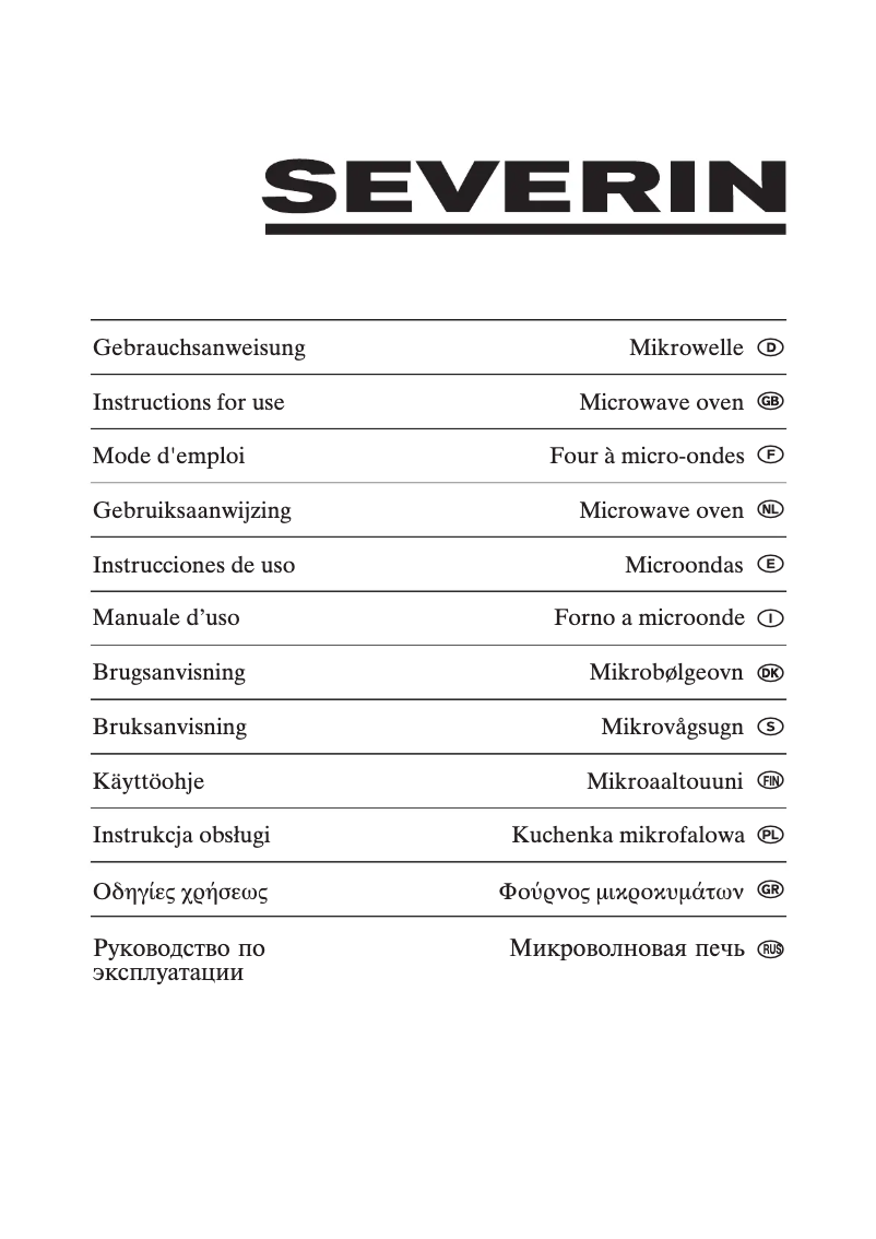 Image de la première page du manuel de l'appareil MW 9628