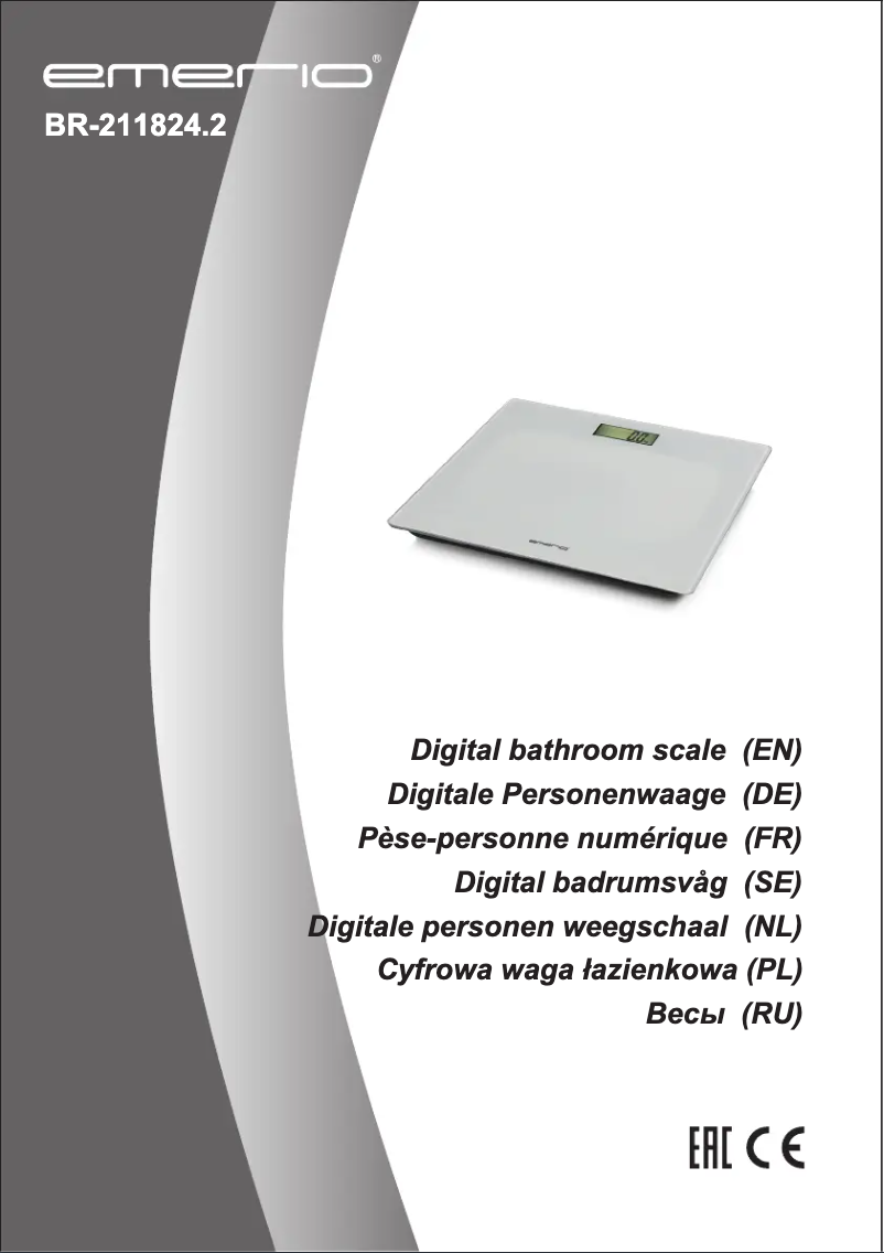 Image de la première page du manuel de l'appareil BR-211824.2