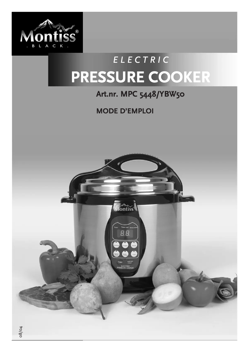 Page n°1 - Manuel utilisateur Montiss MPC 5448