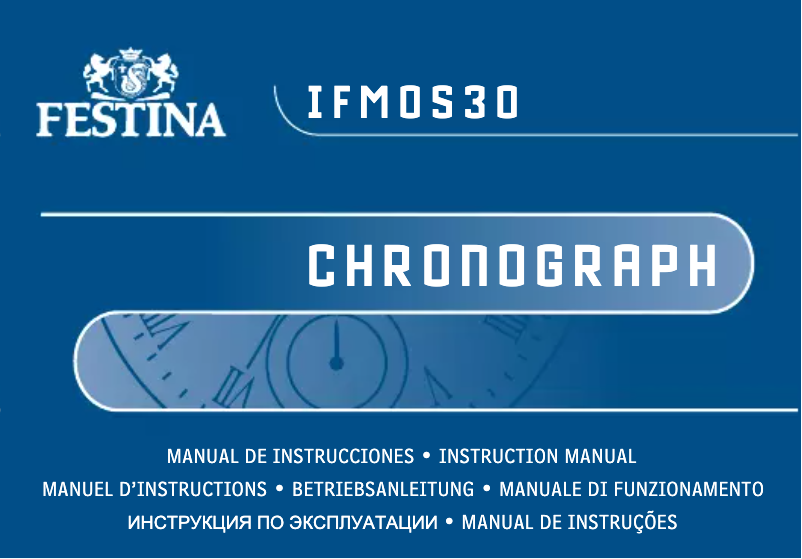 Page 1 de la notice Manuel utilisateur Festina F16603