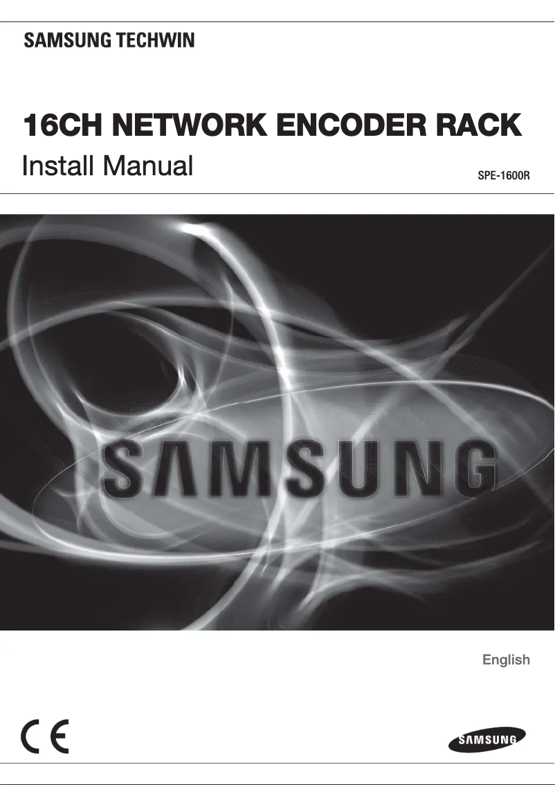 Page 1 de la notice Manuel utilisateur Samsung SPE-1600R