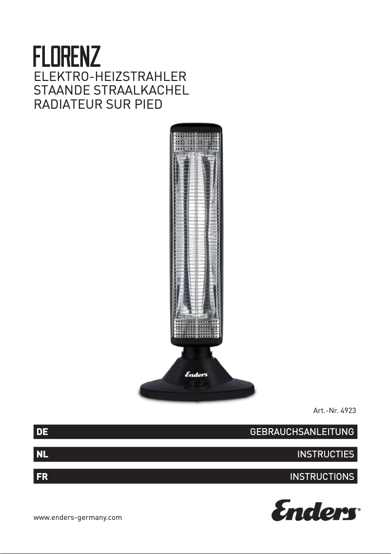 Page 1 de la notice Manuel utilisateur Enders Florenz