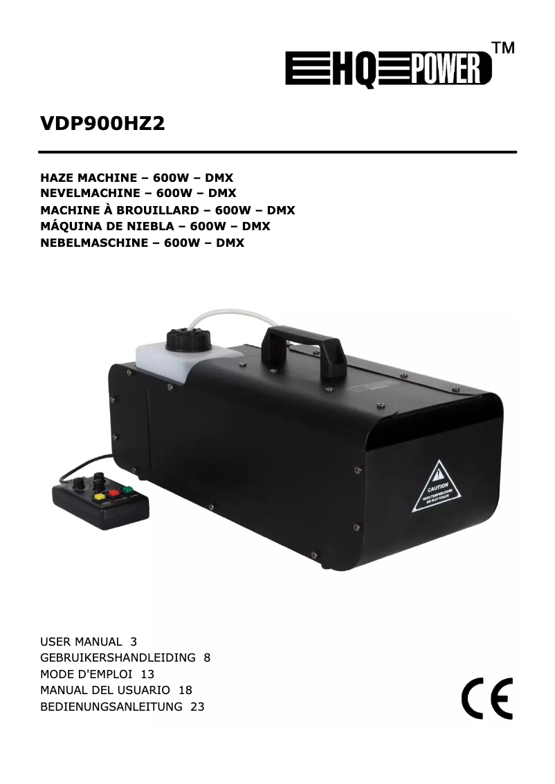 Image de la première page du manuel de l'appareil VDP900HZ2