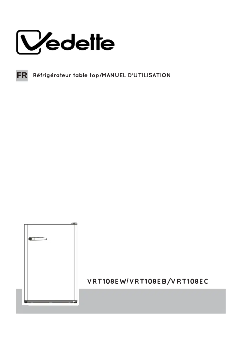 Imagen de la primera página del manual del dispositivo VRT108EW