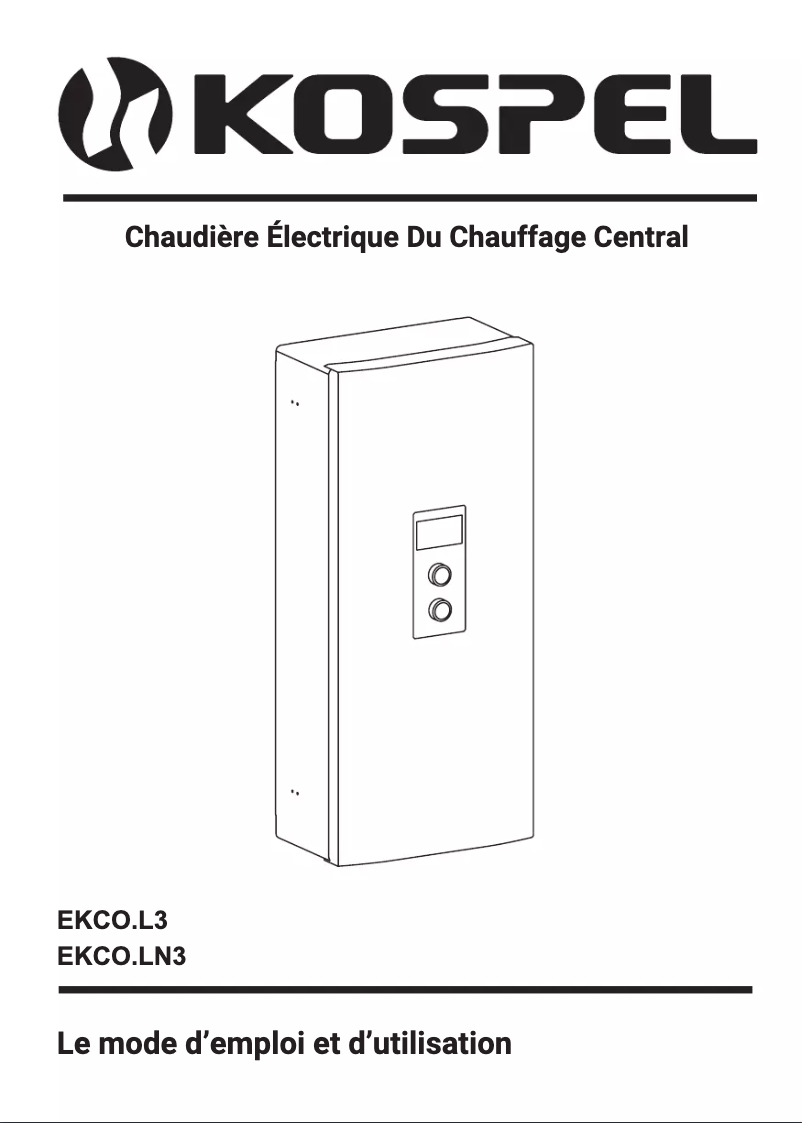 Image de la première page du manuel de l'appareil EKCO.LN3-16