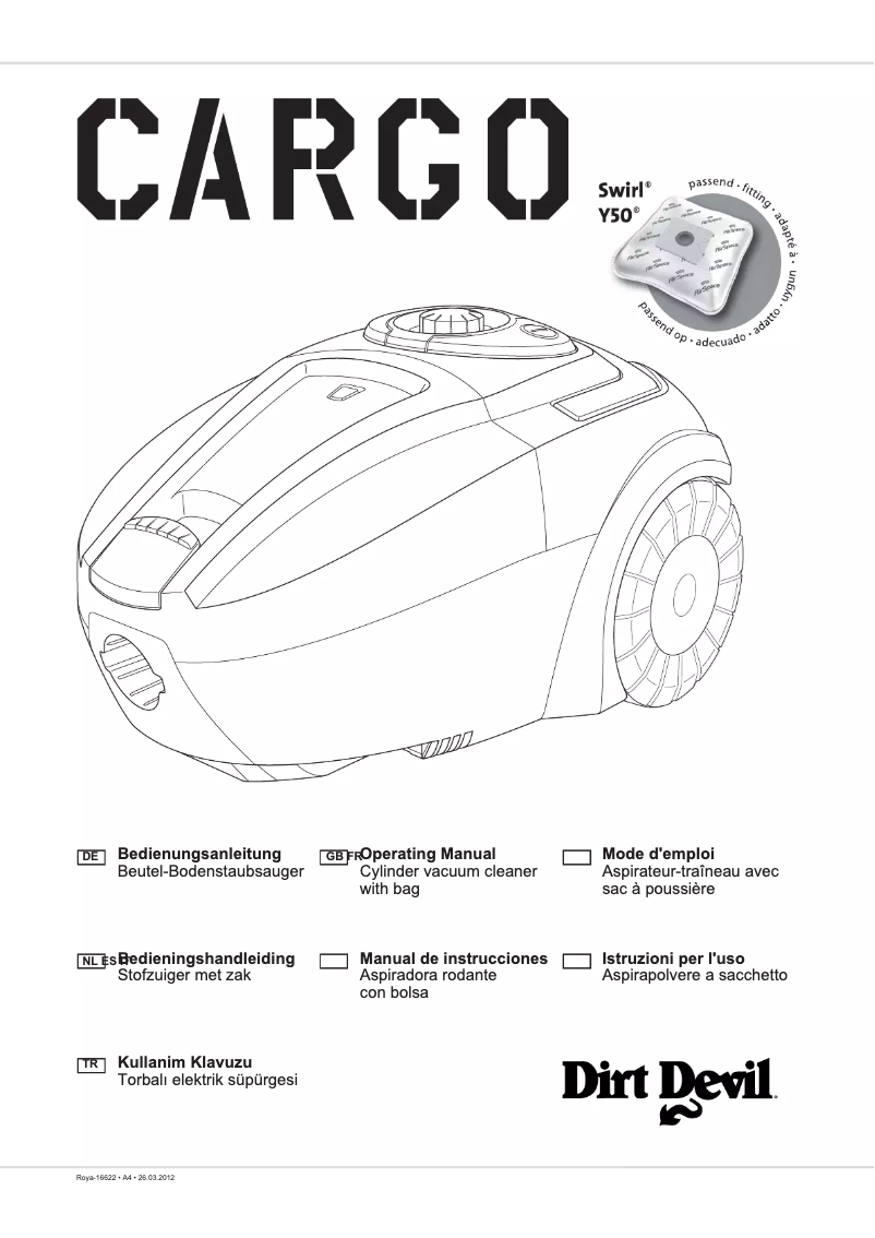 Image de la première page du manuel de l'appareil Cargo M7066