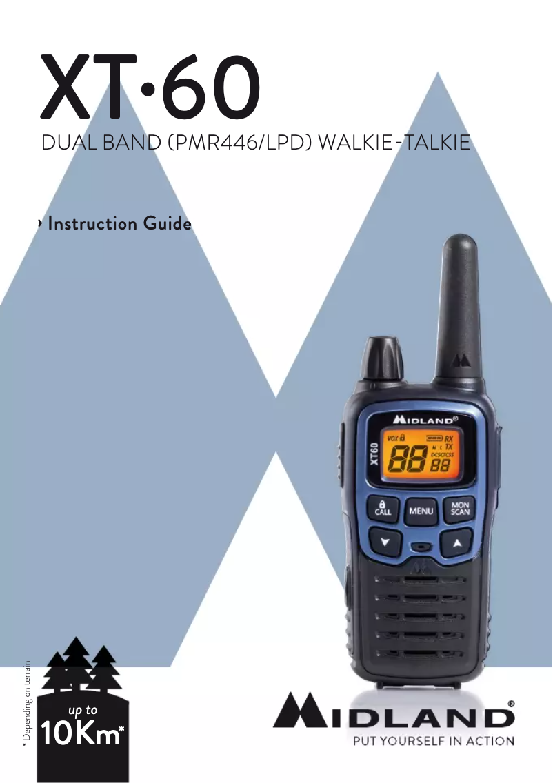 Page n°1 - Manuel utilisateur Midland XT-60