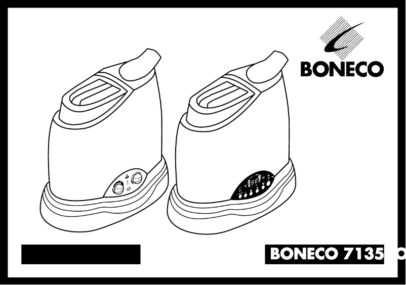 Page n°1 - Manuel utilisateur Boneco 7133