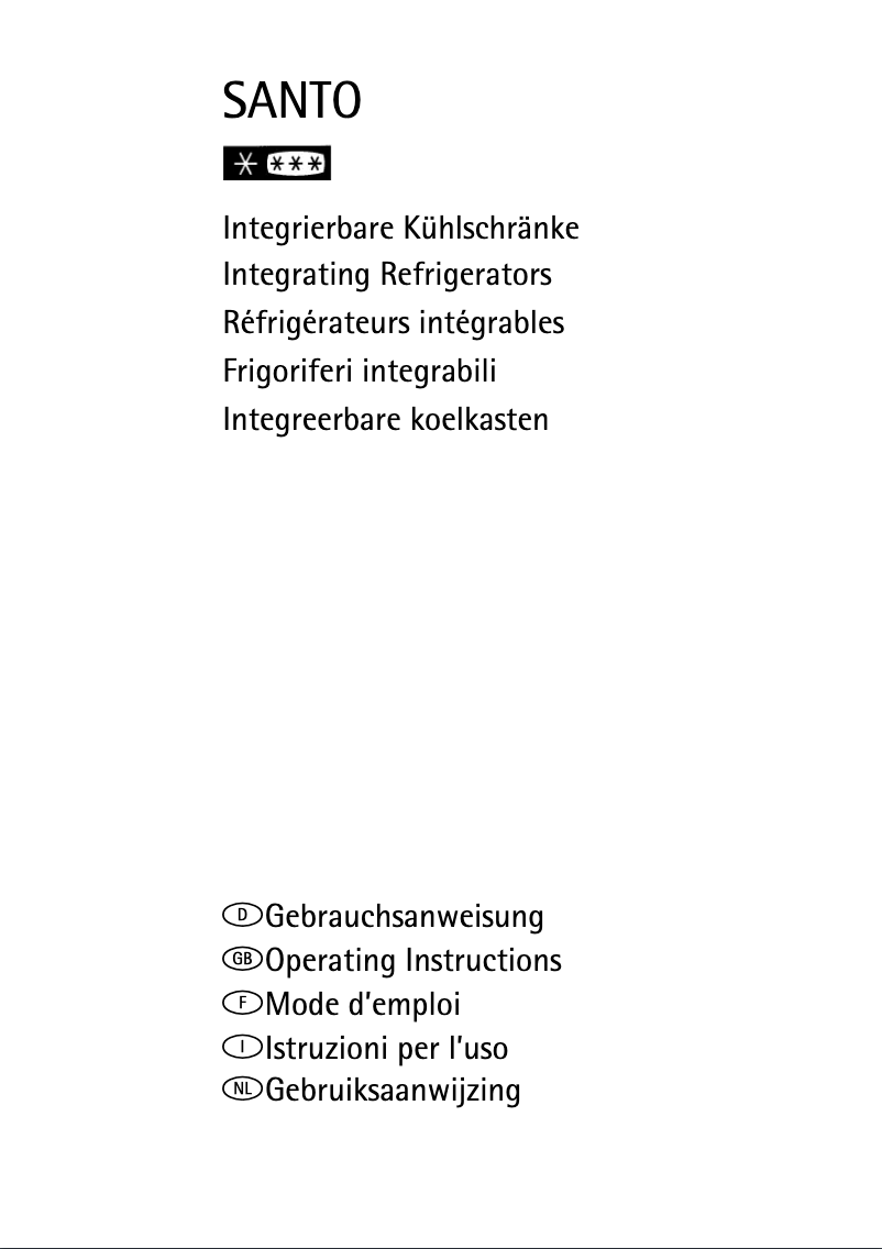 Page 1 de la notice Manuel utilisateur AEG Santo K81240I