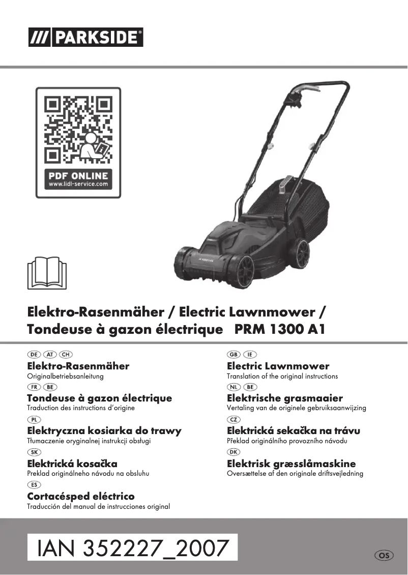 Page 1 de la notice Manuel utilisateur Parkside PRM 1300 A1