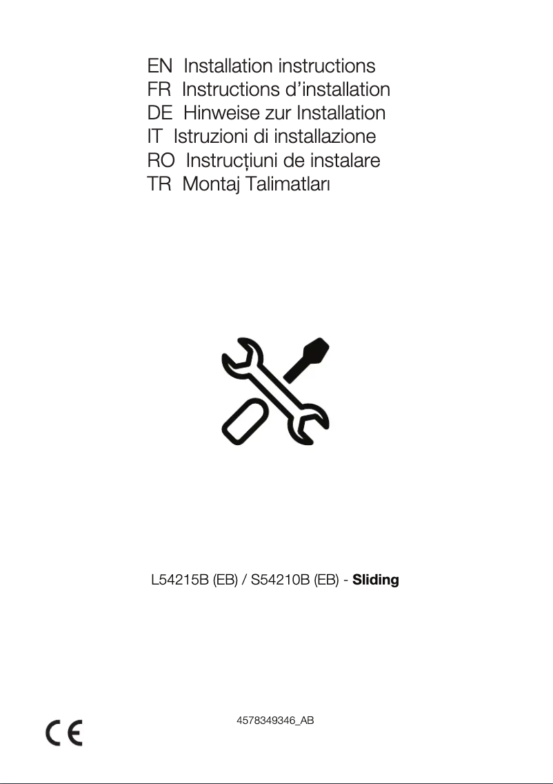 Image de la première page du manuel de l'appareil BSSA210K3SN