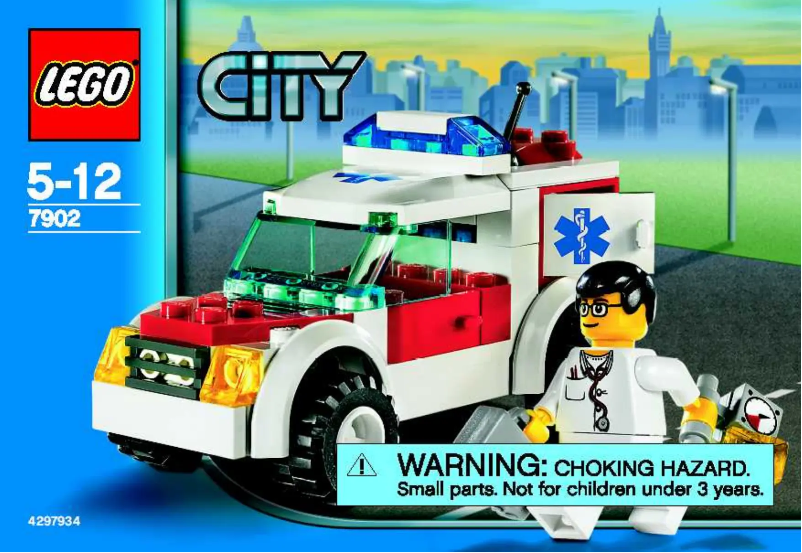 Page 1 de la notice Manuel utilisateur Lego City 7902