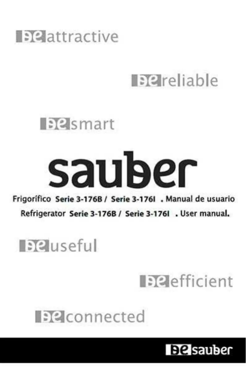 Página 1 del manual Manual de usuario Sauber SERIE 3-176B
