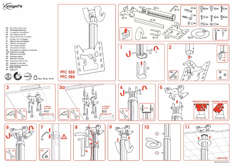 Imagen de la primera página del manual del dispositivo PFC 585