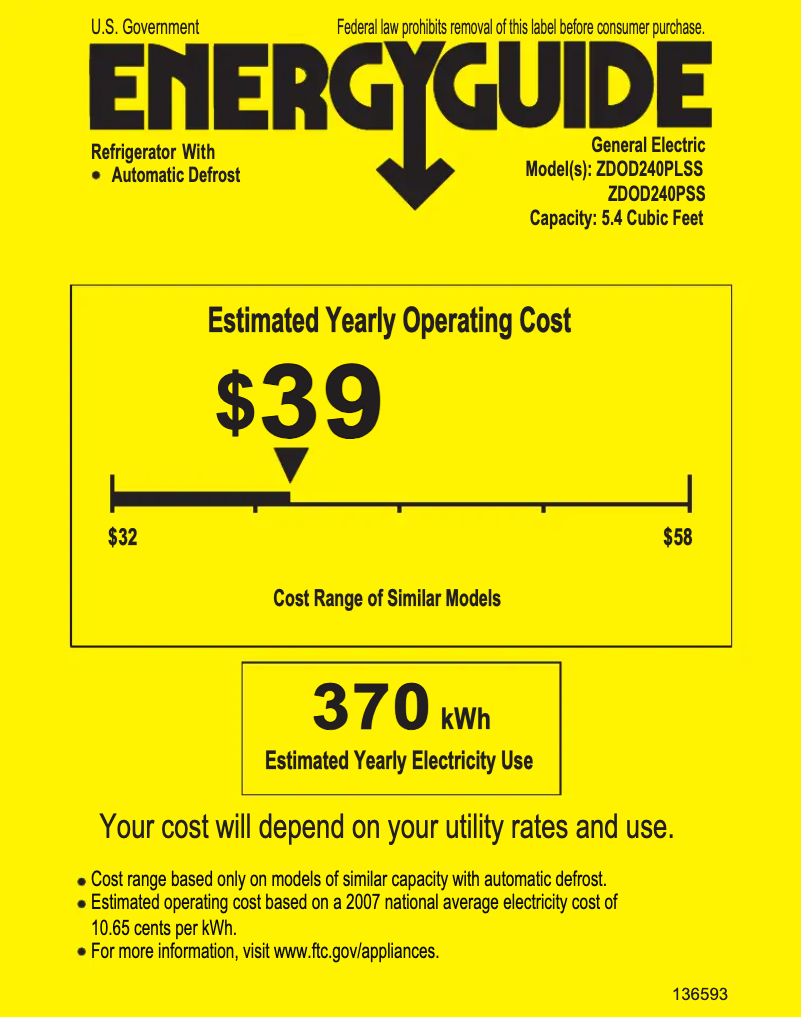 Image de la première page du manuel de l'appareil ZDOD240PSS