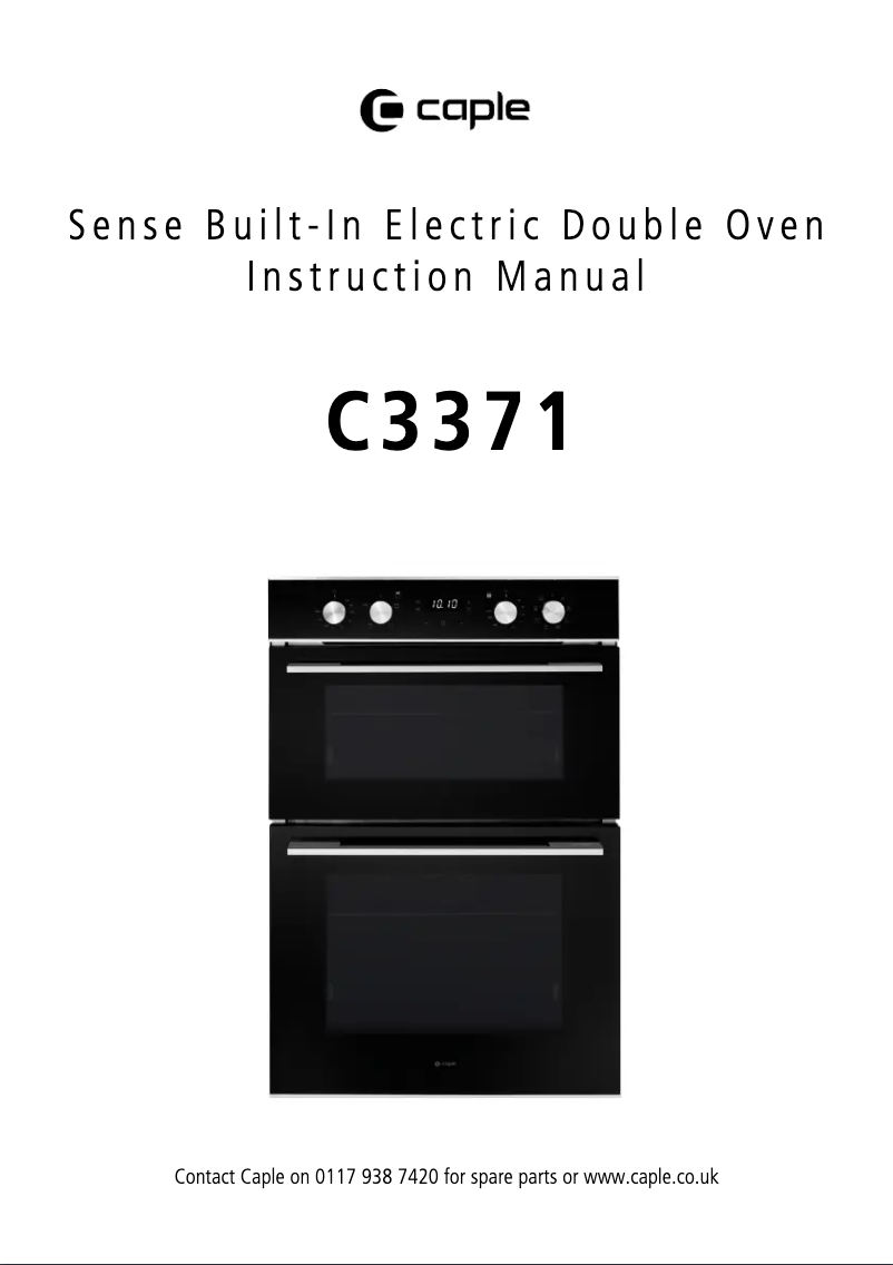 Page n°1 - Manuel utilisateur Caple C3371