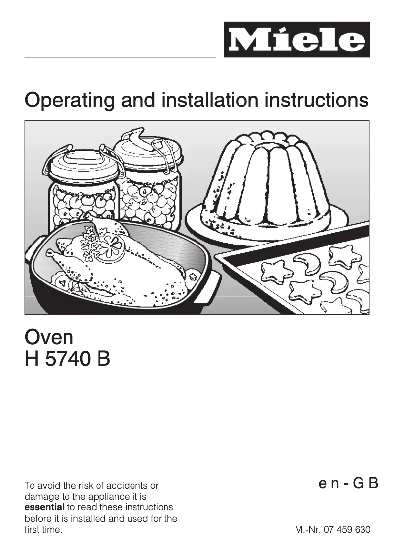 Image de la première page du manuel de l'appareil H 5470 B