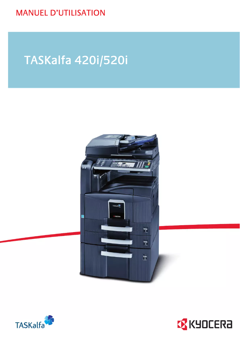 Page 1 de la notice Manuel utilisateur Kyocera TASKalfa 420i