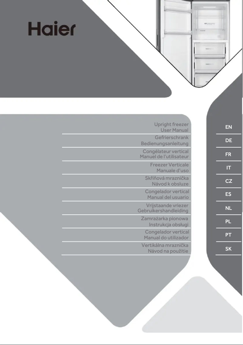 Page 1 de la notice Manuel utilisateur Haier H2F-385WD