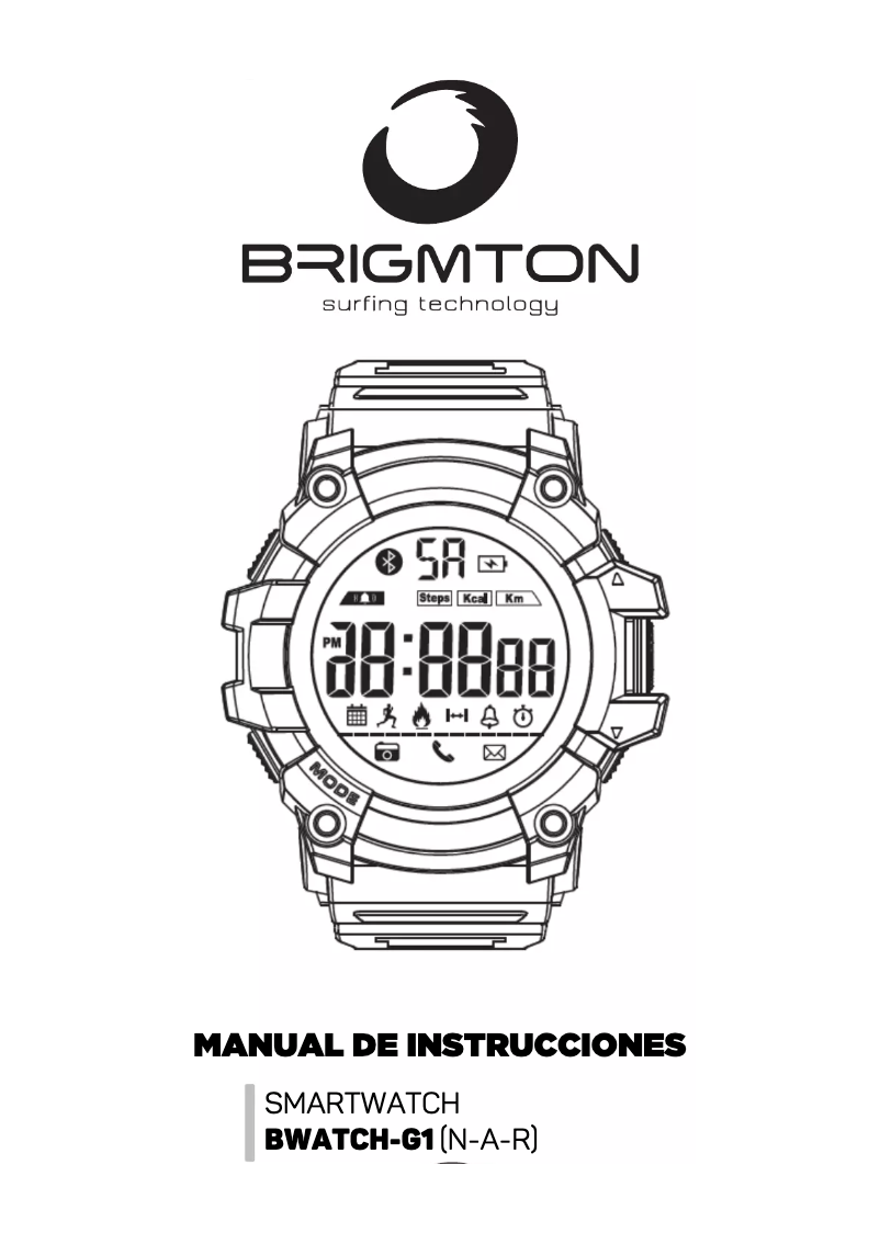 Page 1 de la notice Manuel utilisateur Brigmton BWATCH-G1