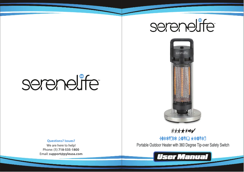 Page 1 de la notice Manuel utilisateur SereneLife SLOHT24