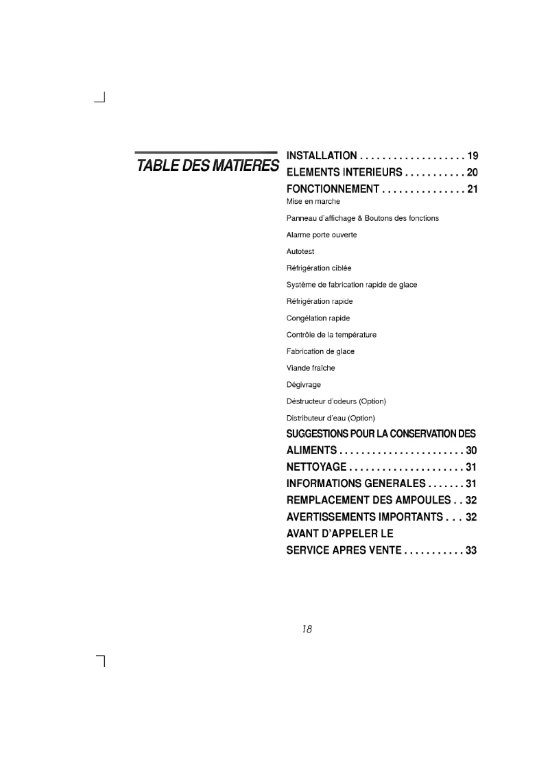 Page n°1 - Manuel utilisateur LG GR-602BEPF