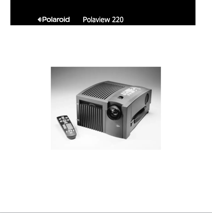 Page 1 of the manual User Manual Polaroid Polaview 220