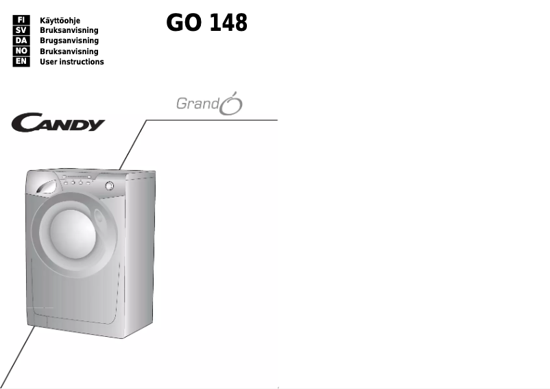 Image de la première page du manuel de l'appareil GO 148/2-86S