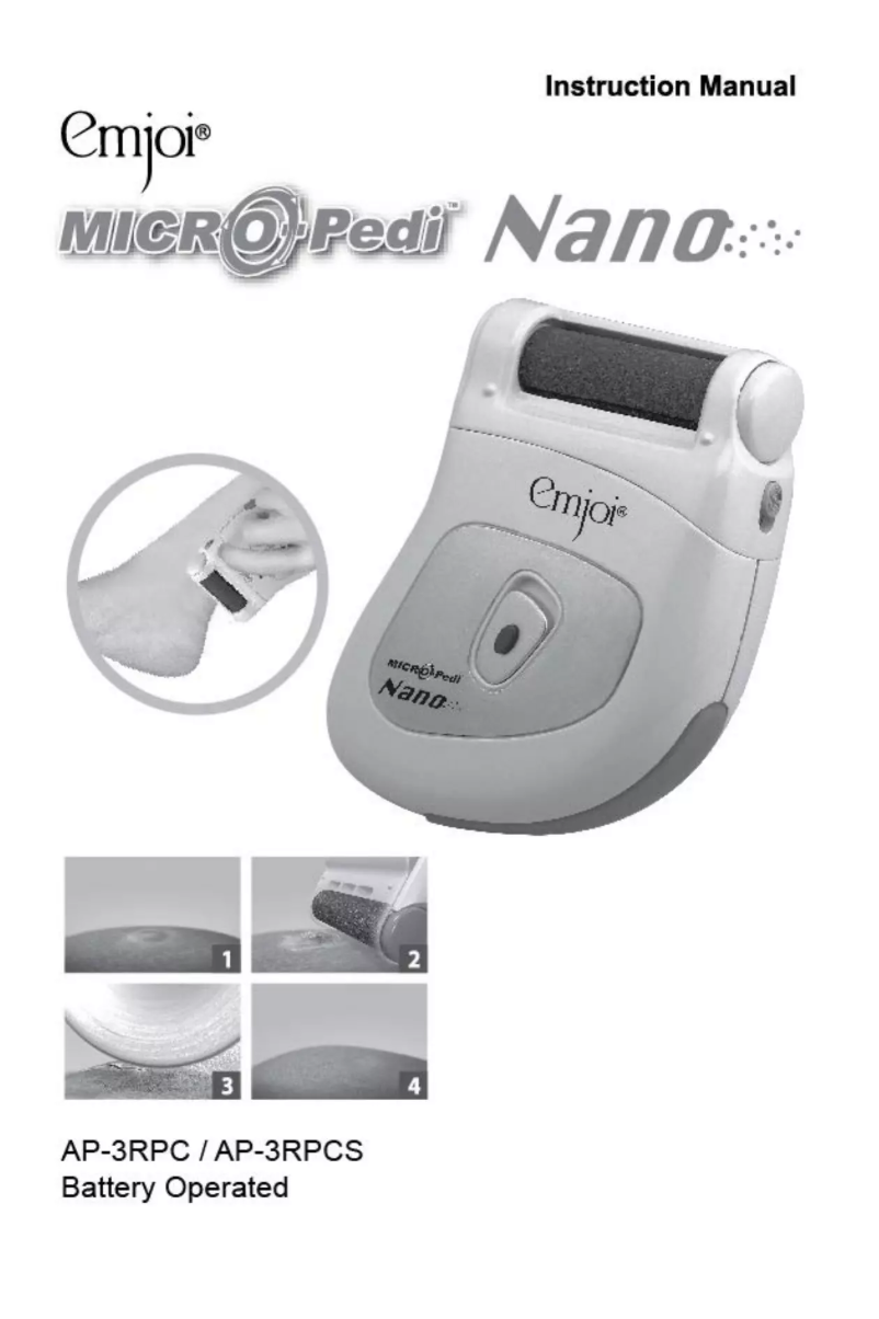 Page n°1 - Manuel utilisateur Emjoi MicroPedi Nano AP-3RPC