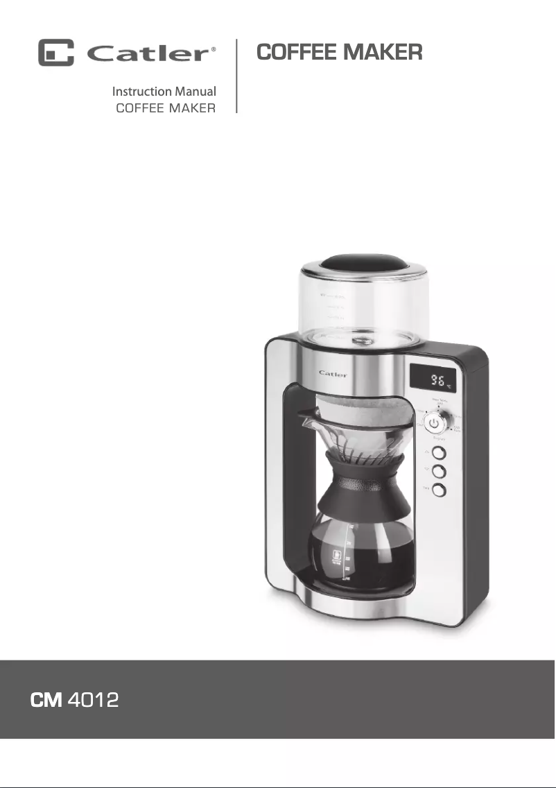 Page 1 de la notice Manuel utilisateur Catler CM 4012