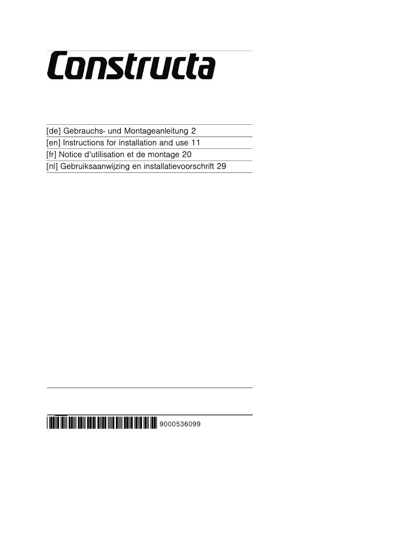 Image de la première page du manuel de l'appareil CD649651