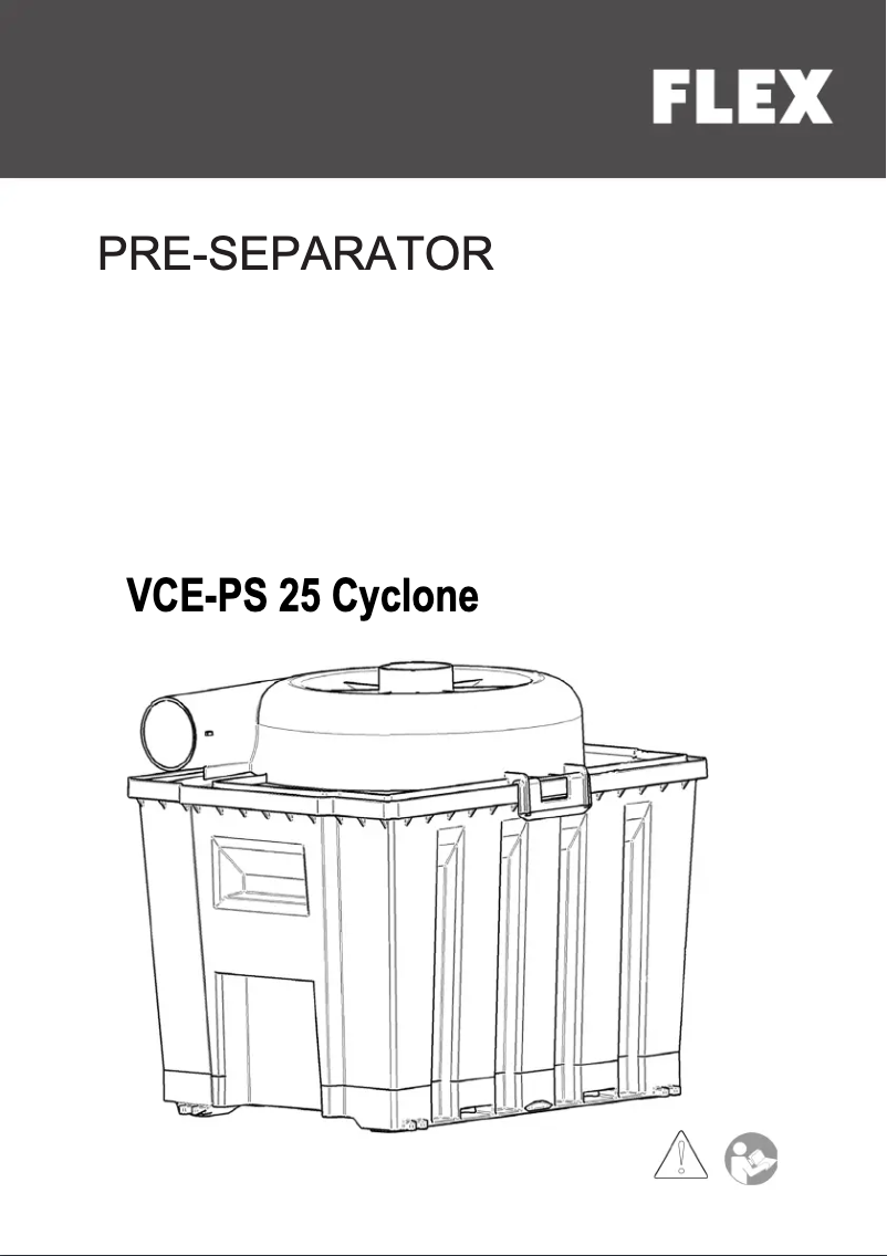 Imagen de la primera página del manual del dispositivo VCE-PS 25 Cyclone