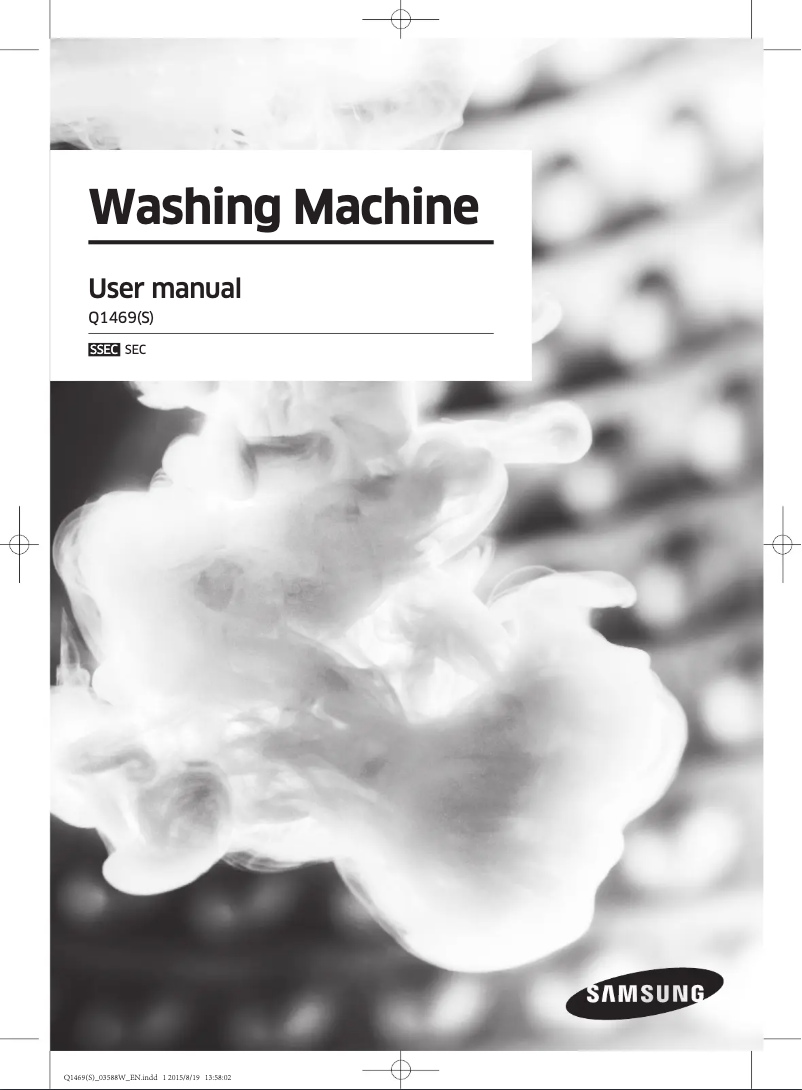 Page 1 de la notice Manuel utilisateur Samsung Q1469SUU