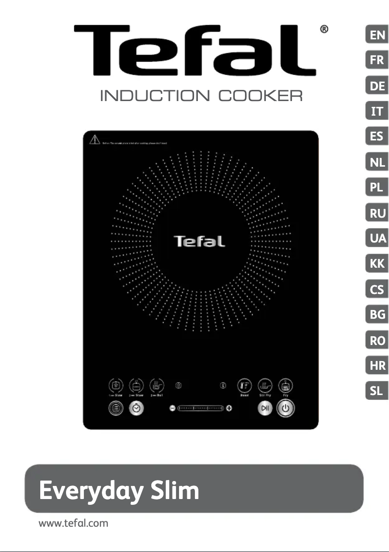 Page 1 de la notice Manuel utilisateur Tefal Everyday IH2018