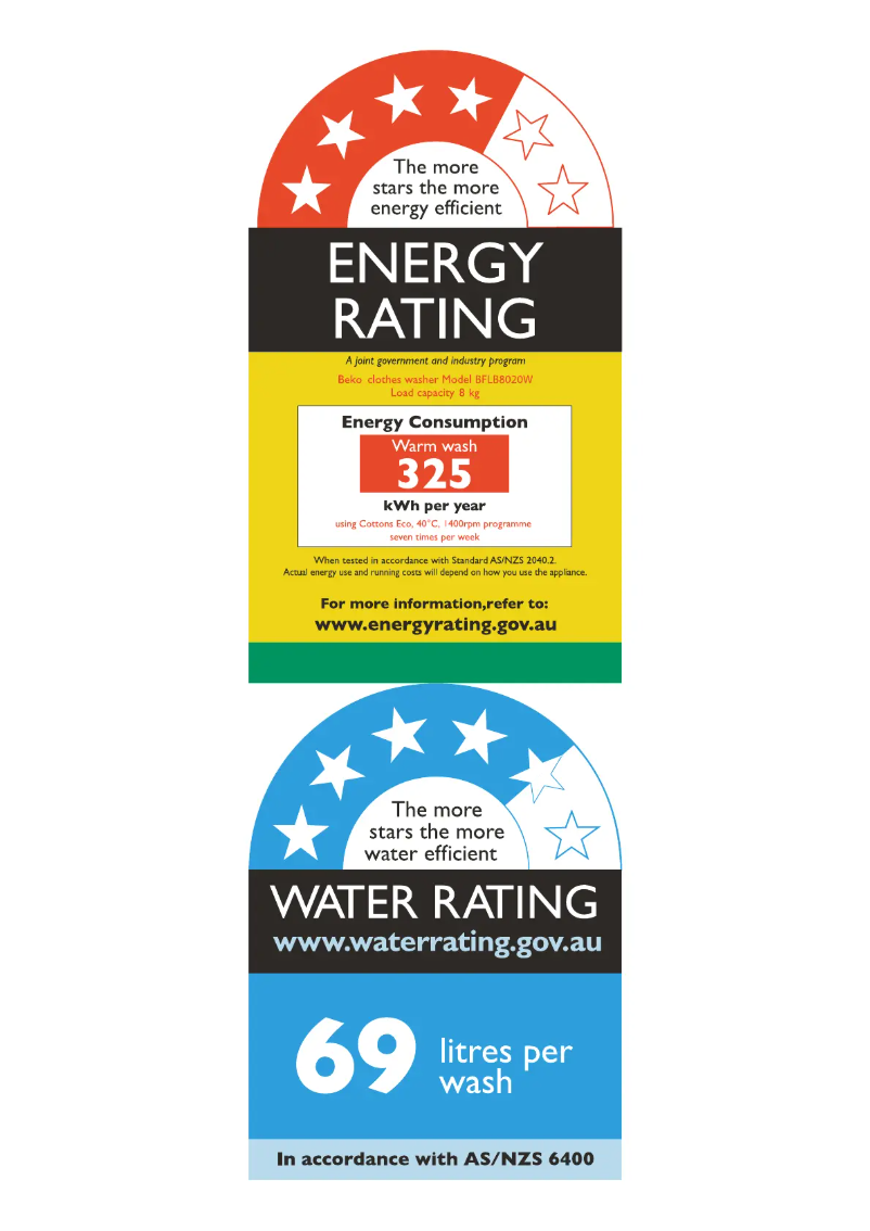 Image de la première page du manuel de l'appareil BFLB8020W