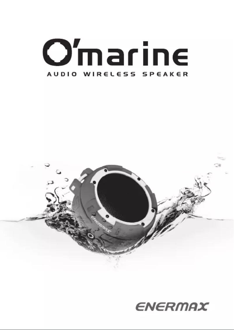 Image de la première page du manuel de l'appareil O'marine EAS03-BS