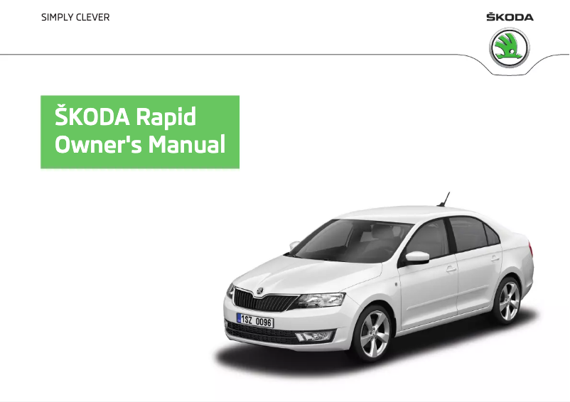 Page 1 de la notice Manuel utilisateur Skoda Rapid Spaceback (2013)