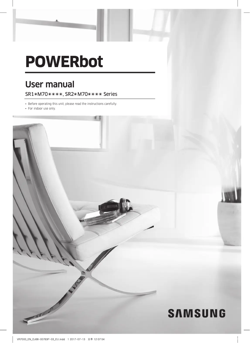 Page n°1 - Manuel utilisateur Samsung SR10M703UWW