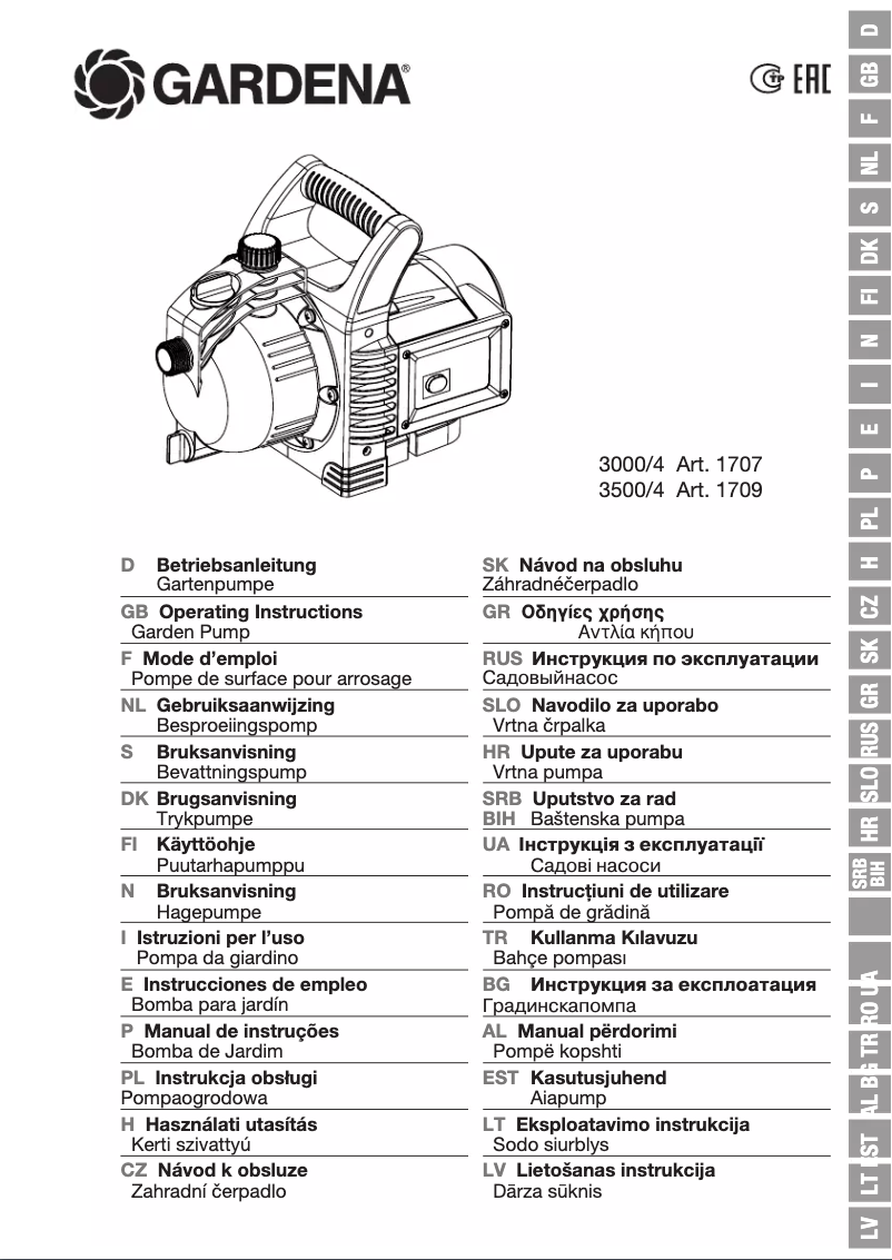 Image de la première page du manuel de l'appareil Classic 3500/4