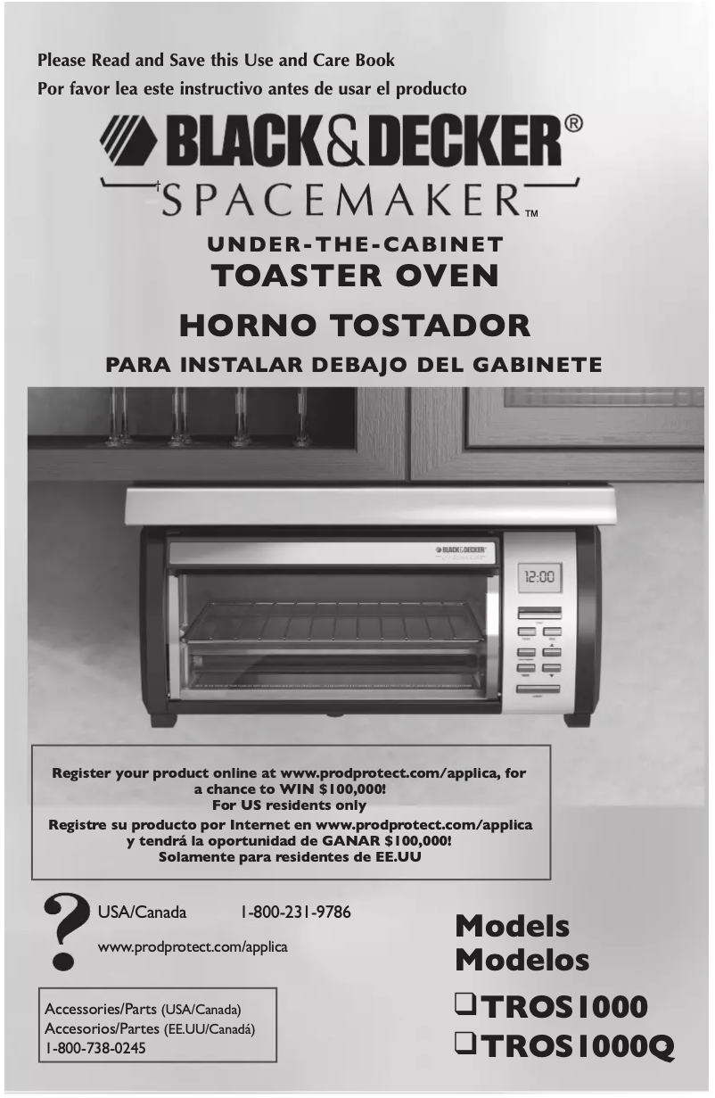 Image de la première page du manuel de l'appareil SpaceMaker TROS1000