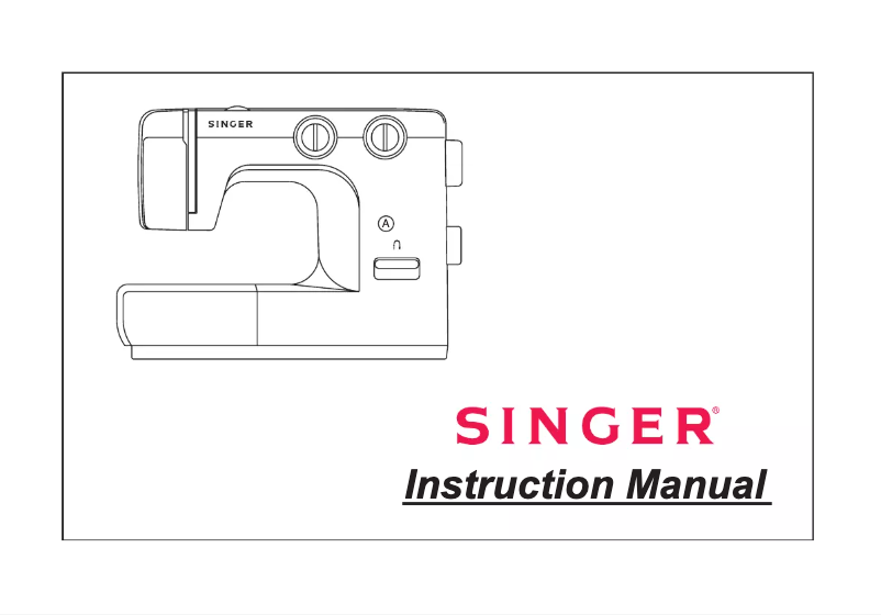 Page n°1 - Manuel utilisateur Singer 1120E