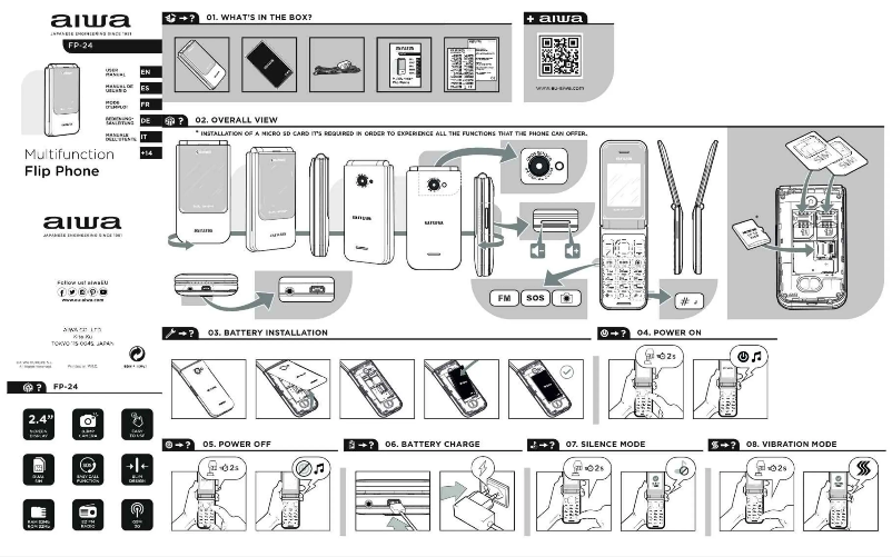 Image de la première page du manuel de l'appareil FP-24BKMKII