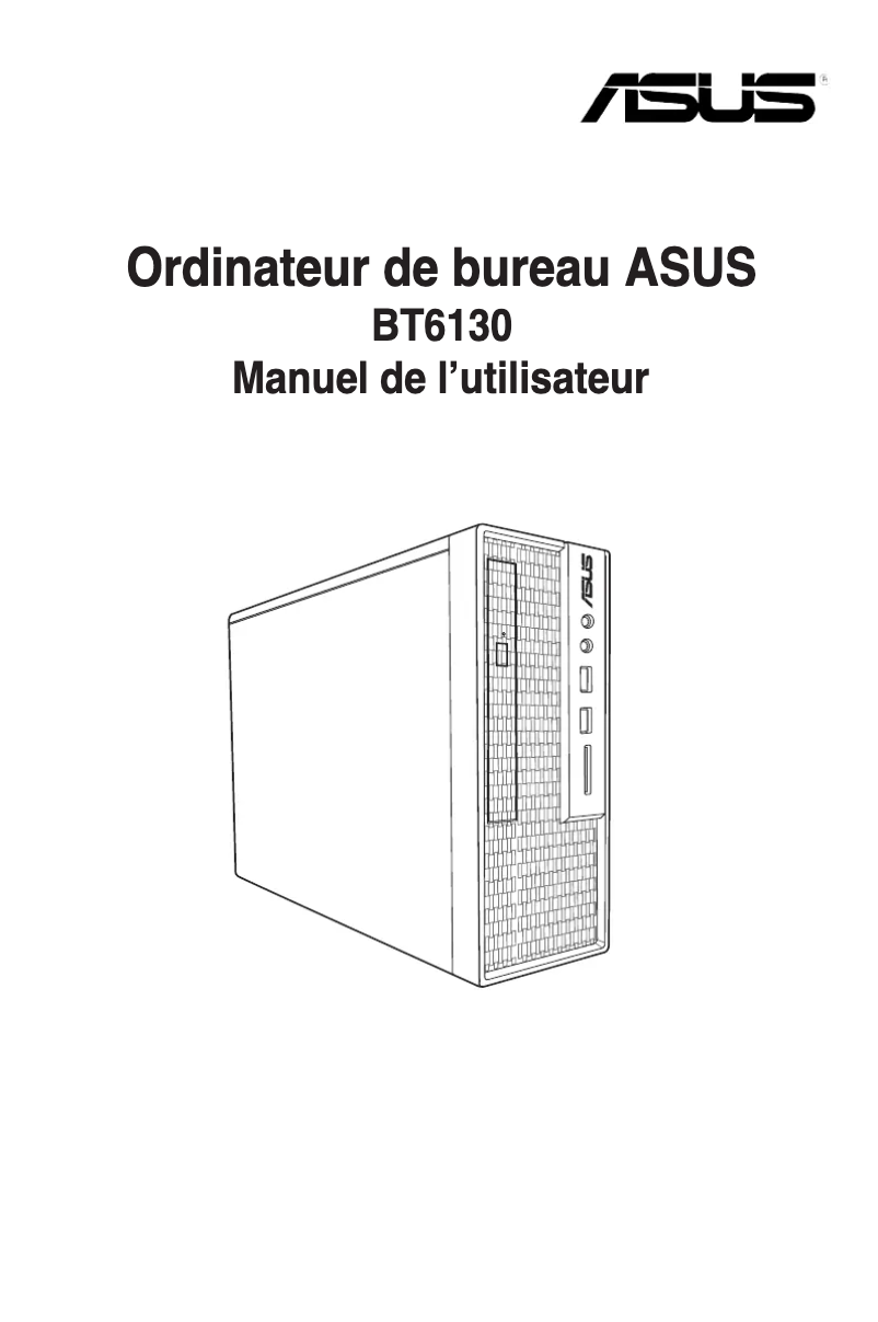 Image de la première page du manuel de l'appareil BT6130
