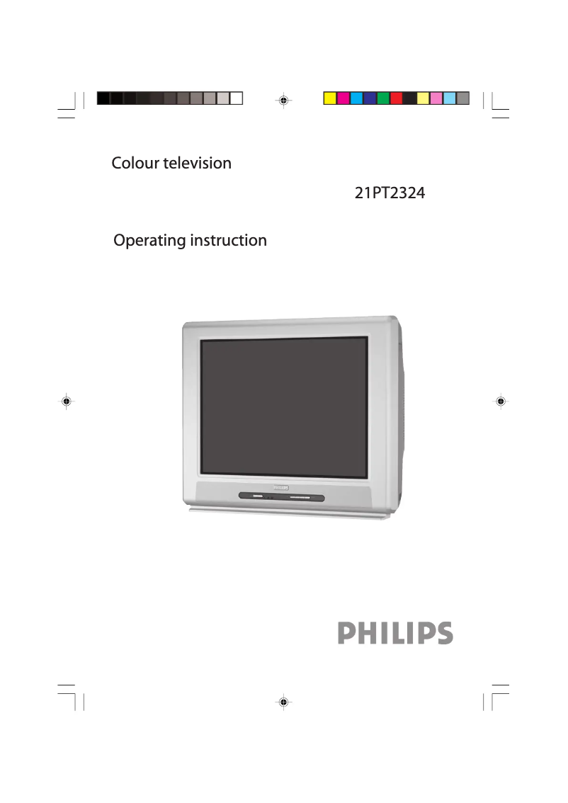 Image de la première page du manuel de l'appareil 21PT2324