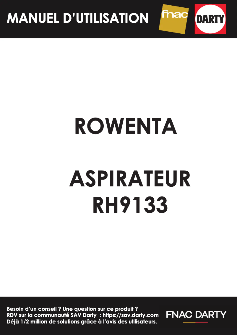 Página 1 del manual Manual de usuario Rowenta Air Force Serenity RH9133