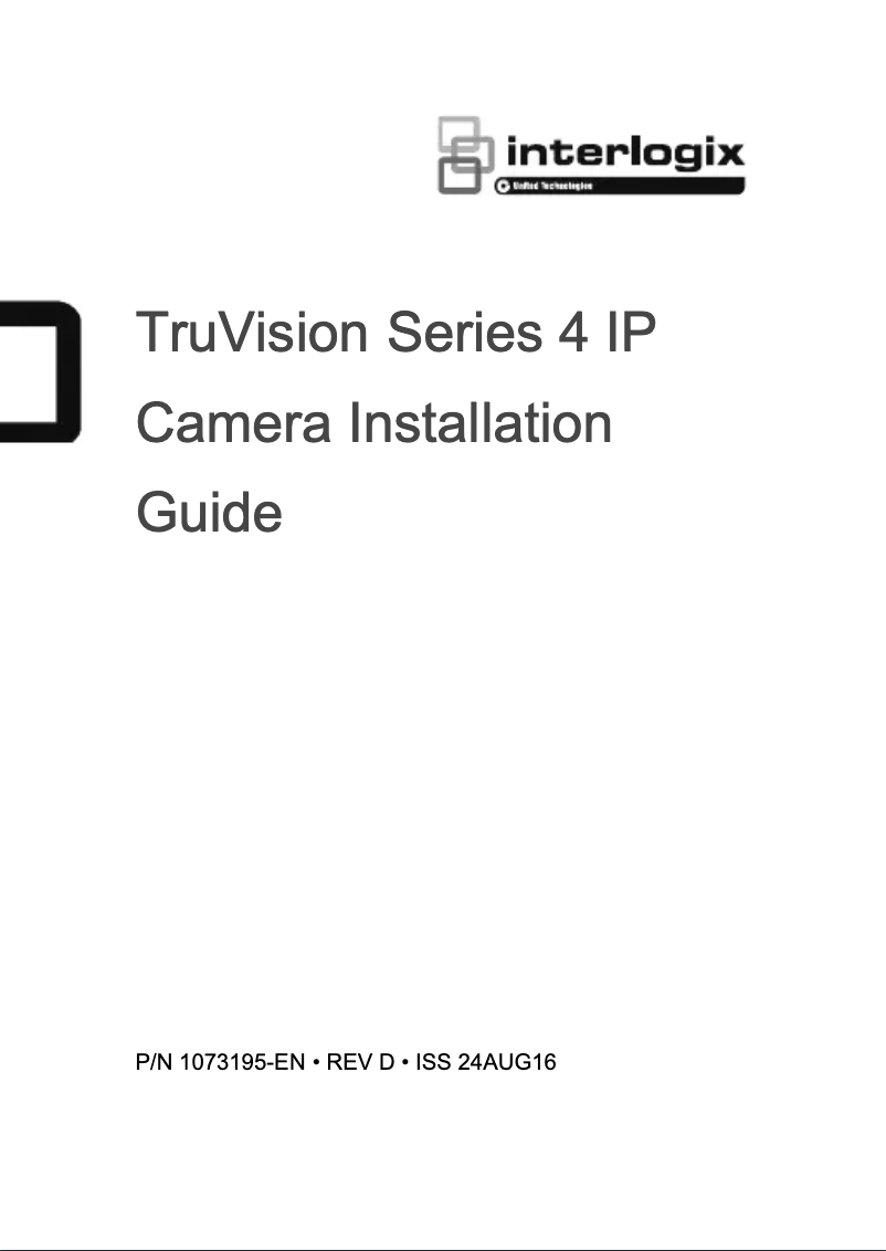 Página 1 del manual Manual de usuario Interlogix TruVision TVB-5404