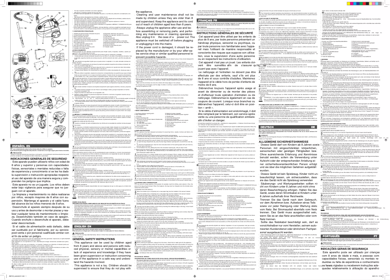 Image de la première page du manuel de l'appareil New Piccolo AB2723