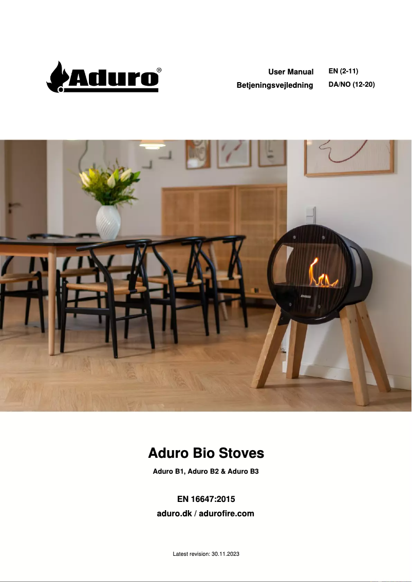 Image de la première page du manuel de l'appareil B3